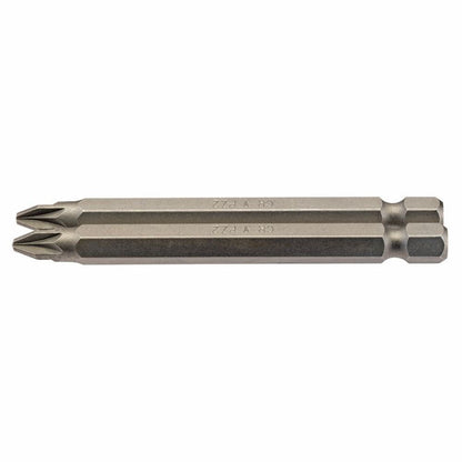Draper 2PC 75MM NO2 PZ.S/D.BIT 64312 1/4" Hex. PZ TYPE E Shank Insert Bits