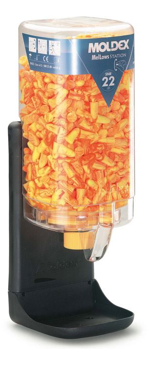 MOLDEX 7650 MELLOWS LARGE EAR PLUGS DISPENSER CLEAR