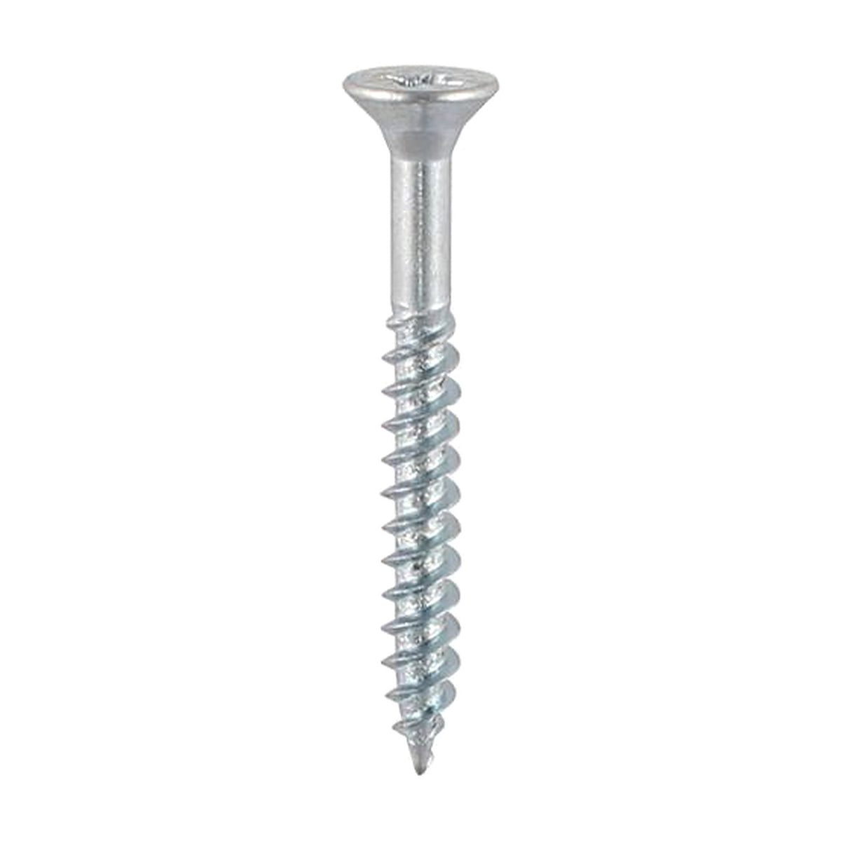 TIMCO Twin Woodscrew PZ2 CSK Zinc 8 x 3 Silver Pack 100
