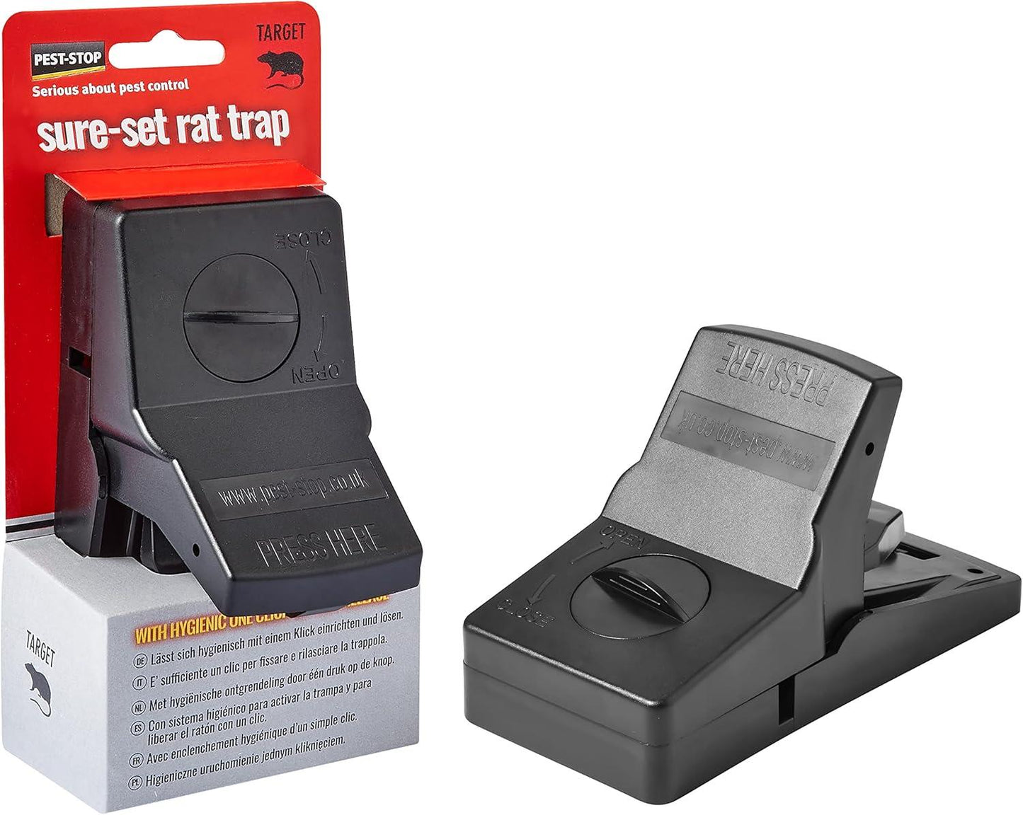 Pest Stop Sure-Set Plastic Rat Trap