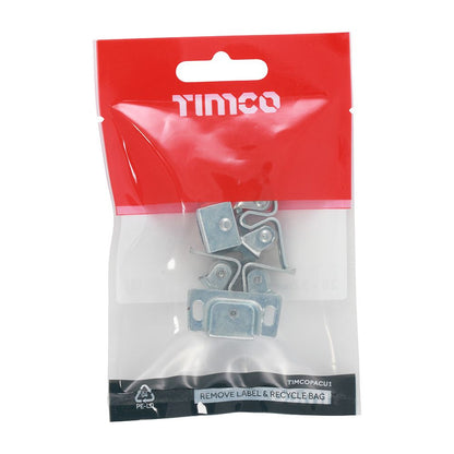 TIMCO Double Roller Catch 28 x 32 x 1 Pack 2