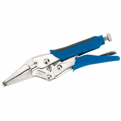 DRAPER 89126 - 165mm Soft Grip Long Nose Self Grip Pliers