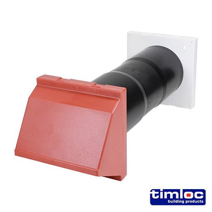 TIMCO Thro-Wall VentSet Cowl&Baff Te 127 x 350 Pack 1