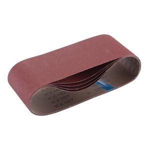 Draper 09257 Cloth Sanding Belt, 100 x 610mm (Pack of 5)