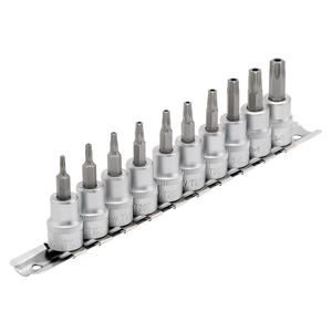 16332 Draper Expert Expert TX-STAR Security Socket Bit Set, 3/8 Sq. Dr., 48mm (10 Pi Socket Set Draper TX-STAR Security Bit Sets Professional Trade