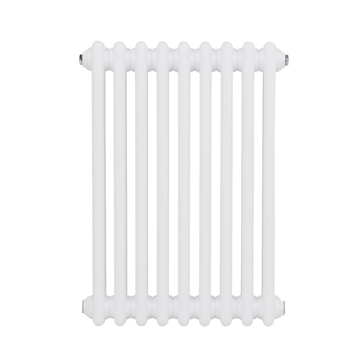 Baridi DH366 Horizontal Traditional 2 Column Radiator 600 x 427mm - White | Steel | Horizontal traditional two column radiator delivers a BTU output