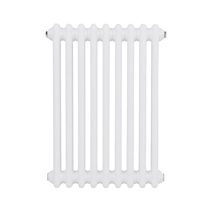 Baridi DH366 Horizontal Traditional 2 Column Radiator 600 x 427mm - White | Steel | Horizontal traditional two column radiator delivers a BTU output