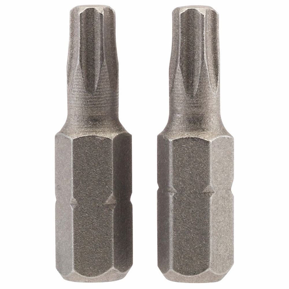 Draper 2PC 25MM T25 S/D BIT 66431 1/4" hex. Draper TX-STARÂ® E Shank Insert Bits