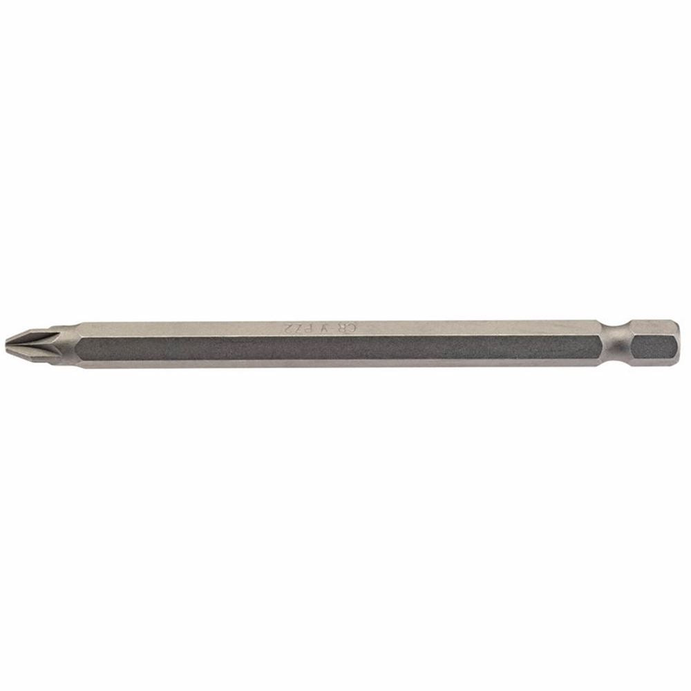 Draper 100MM NO2 PZ.S/D.BIT 64362 1/4" Hex. PZ TYPE E Shank Insert Bits