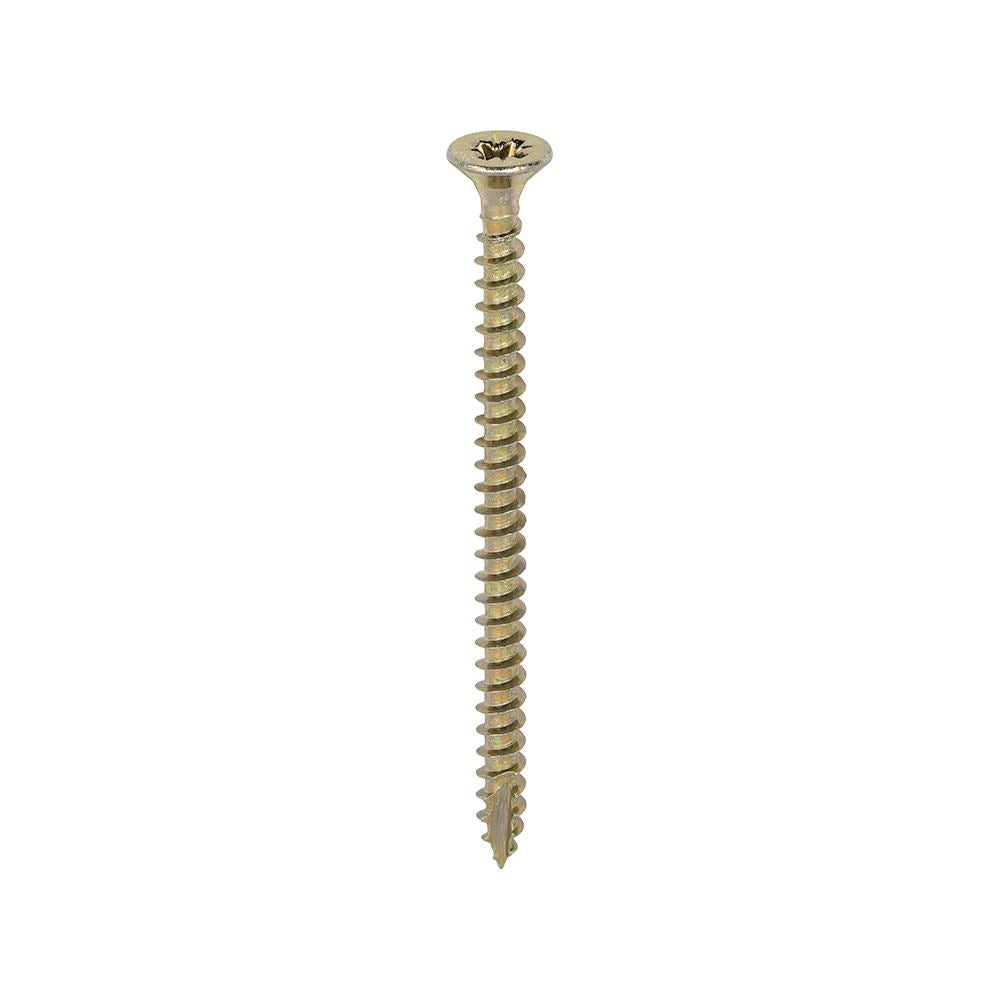 TIMCO Classic Screw PZ2 CSK ZYP 4.0 x 60 Gold Pack 200