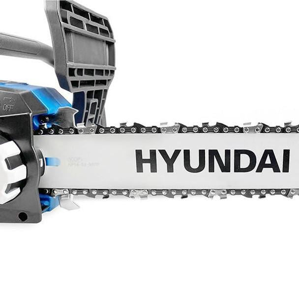 Hyundai HYC1600E Electric Chainsaw 1600W 14in 35cm Bar 13m/s Chain 230V Corded Garden Saw Tree Log Cutting Garden Saw
