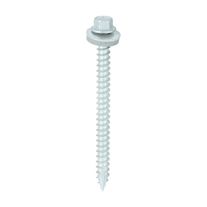TIMCO Hex Screw W16 Slash EXT 6.3 x 80 Silver Pack 100