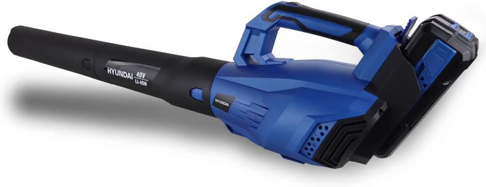 Hyundai HYB40LI Cordless Leaf Blower 40V 2.5Ah 132mph 770m3/h Battery & Charger Li-Ion Garden Vac