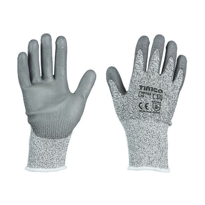 TIMCO High Cut C Glove PU HPPE Fibre Large Pack 1