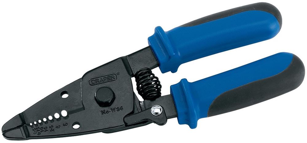 Draper WIRE STRIPPER 150MM 19779 Spring Loaded Wire Stripper, 150mm