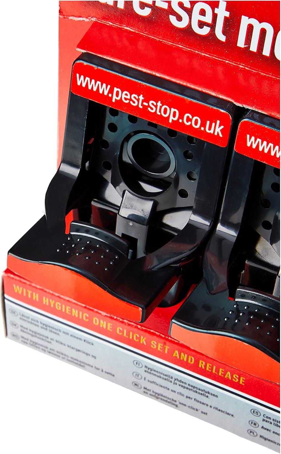 Stop Sureclick Pest Stop Sure-Sure Plastic Mouse Trap MPN PSSPT Twin pack