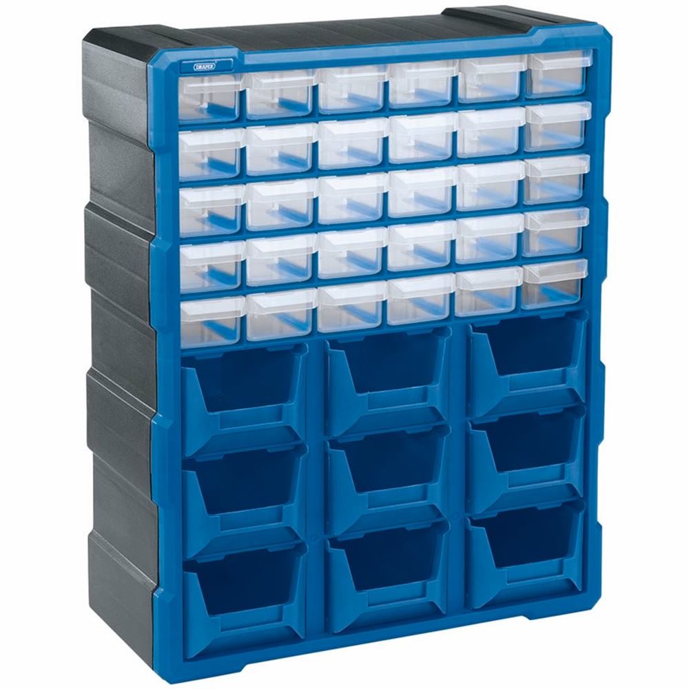 Draper 30 + 9 DRAWER ORGANISER 31232 30 Drawer 9 Bin Organiser