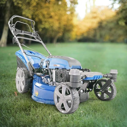 Hyundai HYM510SPEZ Petrol Lawn Mower 196cc 20"/51cm Electric Start Self Propelled Garden Mower Garden Grass Cutting