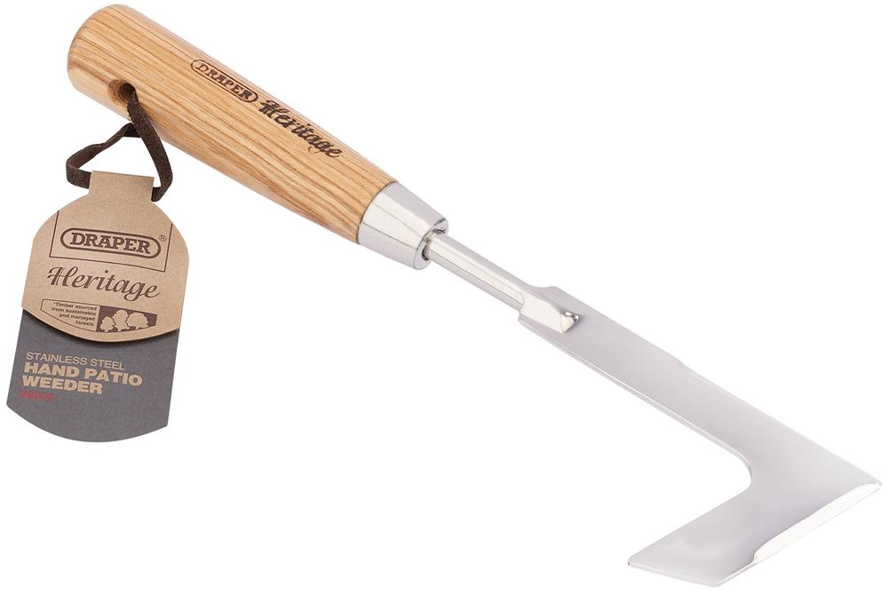 99028 Draper STAINLESS STEEL PATIO WEEDER DGHPWG/L Professional Trade DIY Workshop Garage Use