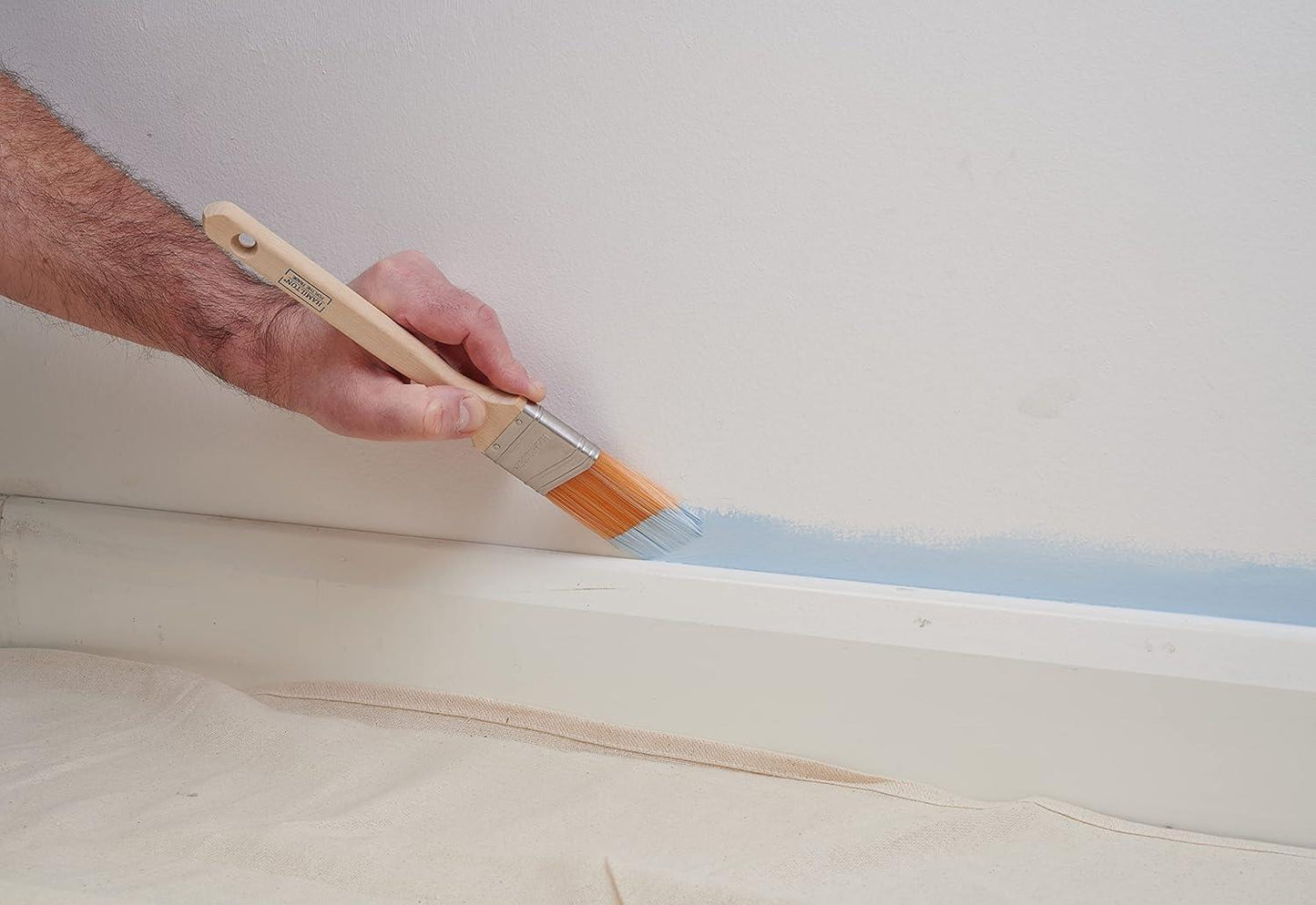 For The Trade 2" Long Handle Angled Brush | Decorating Tools, Paint Brushes, Rollers & Accessories