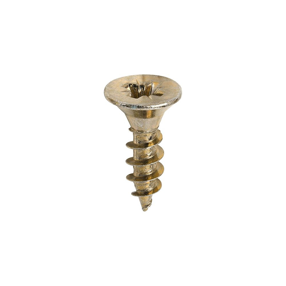 TIMCO Classic Screw PZ2 CSK ZYP 4.5 x 16 Gold Pack 200