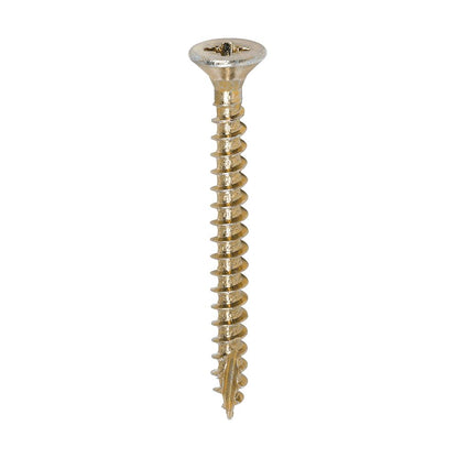 TIMCO Classic Screw PZ2 CSK ZYP 4.5 x 45 Gold Pack 200