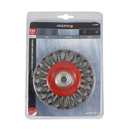 TIMCO Grinder Twist Wire Wheel Brush 115mm Pack 1