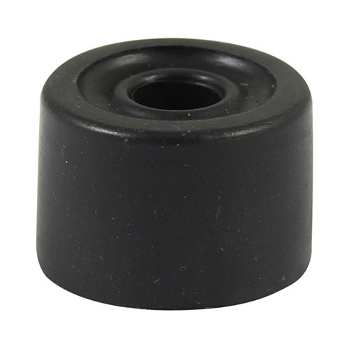 TIMCO PVC Door Stop - Black 32 x 21 Black Pack 2