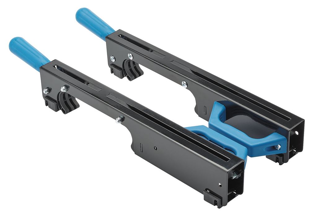 98412 Draper Mounting Brackets, Black (Pair) AMSSM168D Trestles and Workbenches Professional Trade DIY Workshop Garage Use