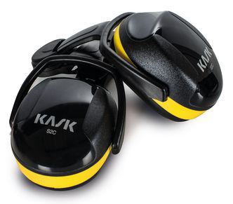 KASK SC2 HELMET ATTACHMENT EAR DEFENDERS YELLOW