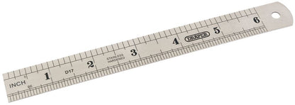 Draper STEEL RULE 150MM/6X19MM WIDE 59633 Steel Rules