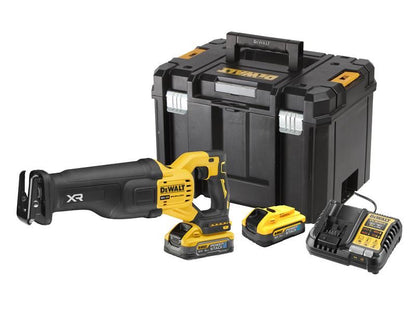 DeWalt DCS386H2T XR Advantage Reciprocating Saw 18V 2 x POWERSTACK 5.0Ah Li-ion