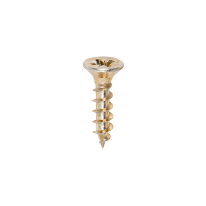 TIMCO Solo Woodscrew PZ2 CSK ZYP 4.0 x 17 Gold Pack 200