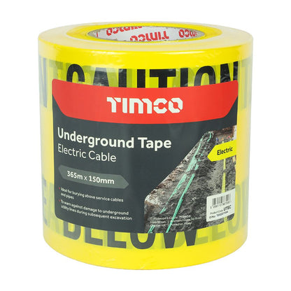 TIMCO Underground Tape - Elec Cable nan 365m x 150mm Pack 1.0