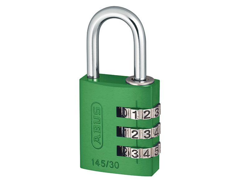 ABUS 46580 145/30 30mm Aluminium Combination Padlock Green 46580