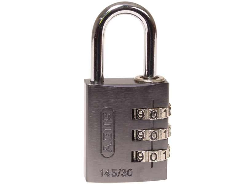 ABUS 46585 145/30 30mm Aluminium Combination Padlock Titanium 46585