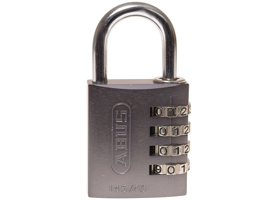 ABUS 49551 145/40 40mm Aluminium Combination Padlock Titanium 49551