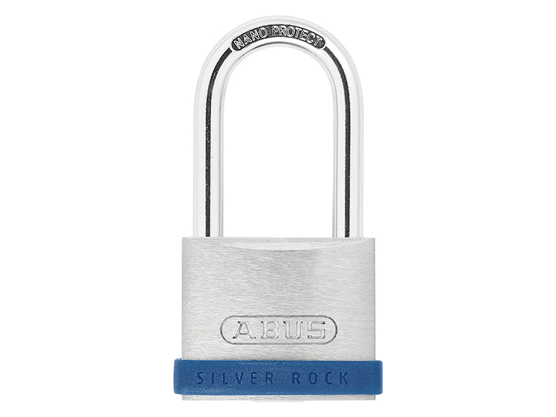 ABUS 80885 40mm Silver Rock� 5 Padlock Long Shackle 40mm
