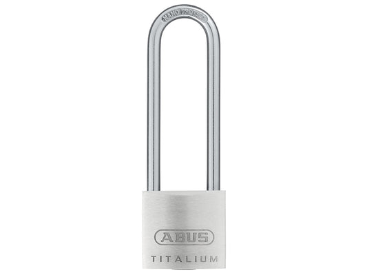 ABUS 56193 64TI/30mm TITALIUM� Padlock 60mm Long Shackle Keyed Alike KA6312