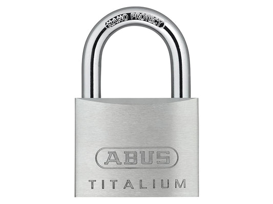 ABUS 56205 64TI/50mm TITALIUM� Padlock Keyed Alike KA6511