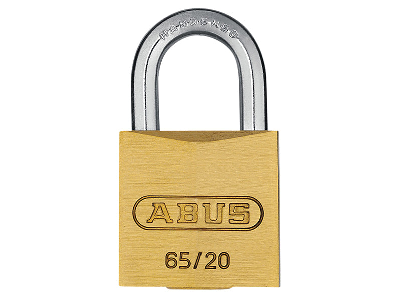 ABUS 03890 65/20mm Brass Padlock Keyed Alike 204