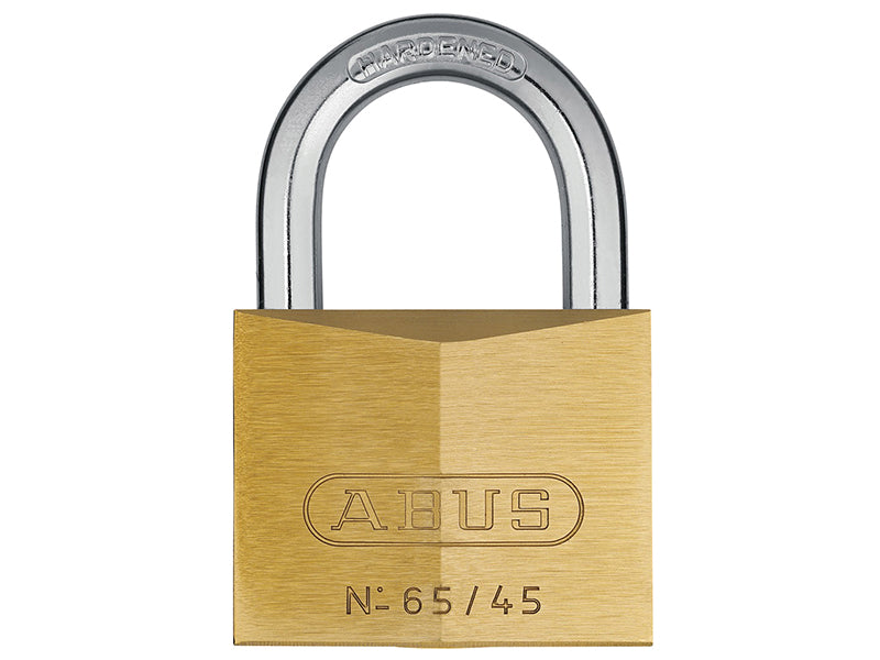 ABUS 09853 65/45mm Brass Padlock Carded