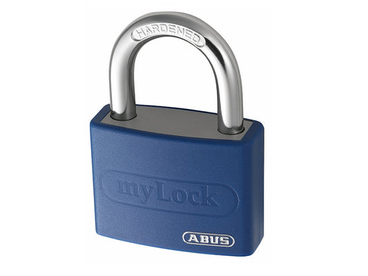 ABUS 49931 T65AL/40mm My Lock Aluminium Padlock Blue Keyed Alike 6401