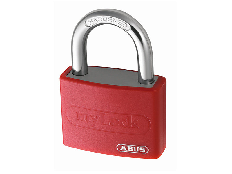 ABUS 50012 T65AL/40mm My Lock Aluminium Padlock Red