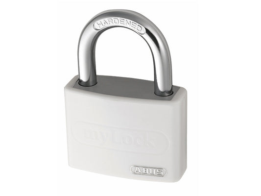 ABUS 50723 T65AL/40mm My Lock Aluminium Padlock White