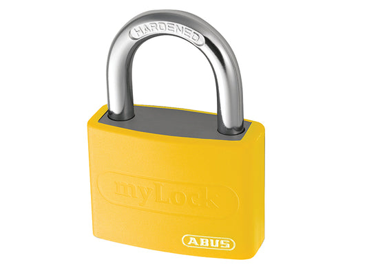 ABUS 50032 T65AL/40mm My Lock Aluminium Padlock Yellow