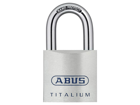 ABUS 26945 80TI/60mm TITALIUM� Padlock Keyed Alike KA8011