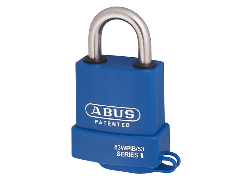 ABUS 77337 83WPIB/53mm Submariner Brass Padlock Keyed Alike 2745 Carded