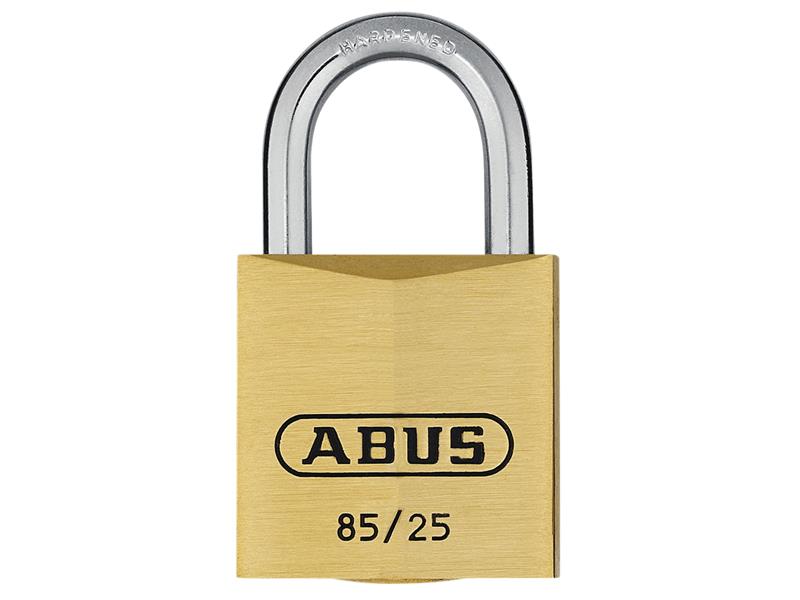 ABUS 80620 85/25mm Brass Padlock