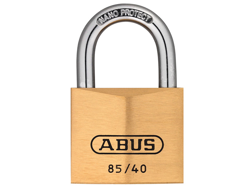 ABUS 35433 85/40mm Brass Padlock Carded